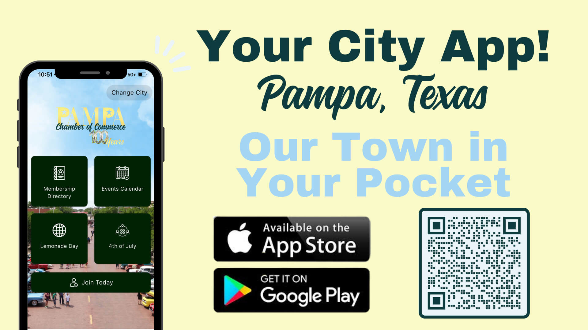 Your City App! Website banner Your City App! Website banner