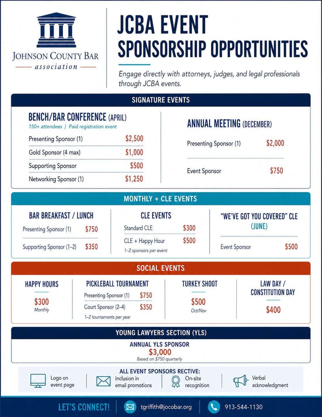 JCBA Event Sponsorships