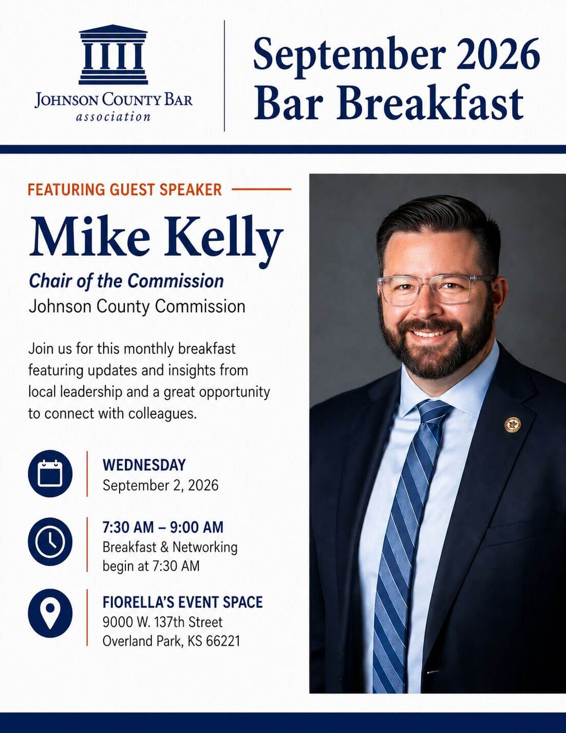 September Bar Breakfast featuring Mike Kelly