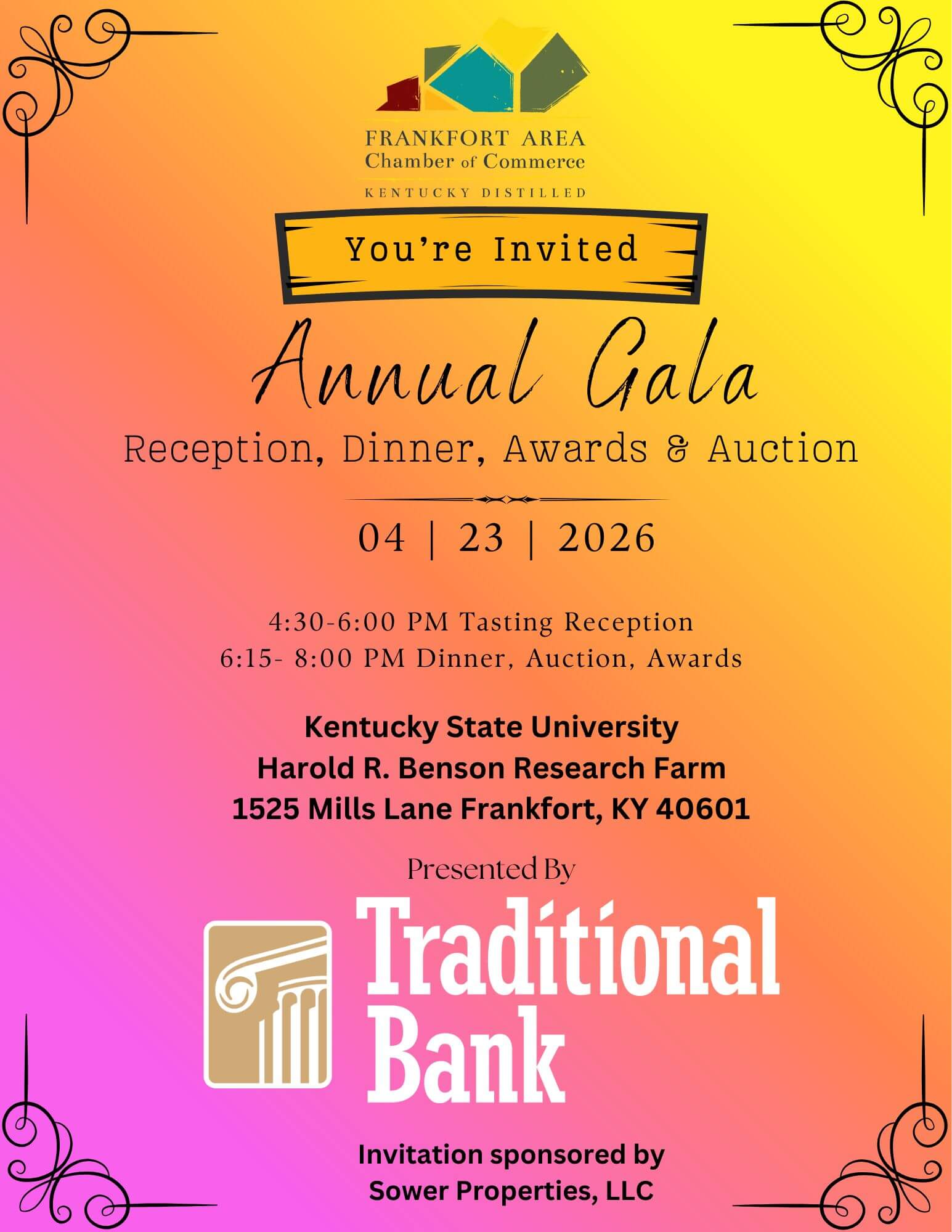 2025 Annual Gala Flyer