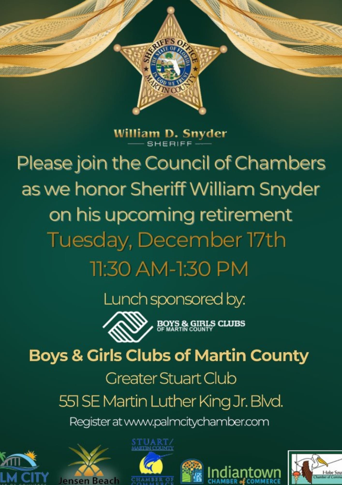 Sheriff Snyder Luncheon