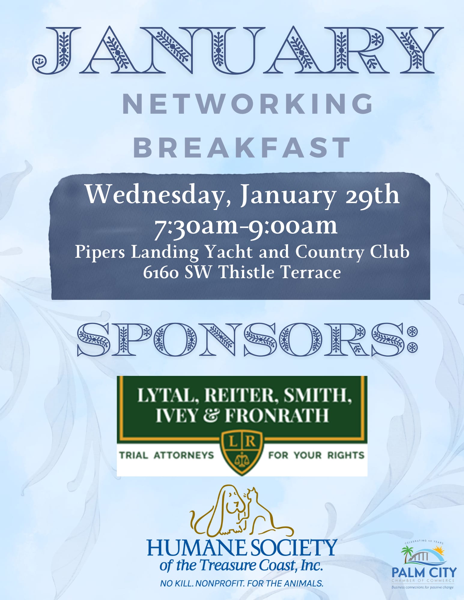 january networking breakfast