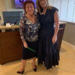 February breakfast Lesly Vestrich and Kelly Moore