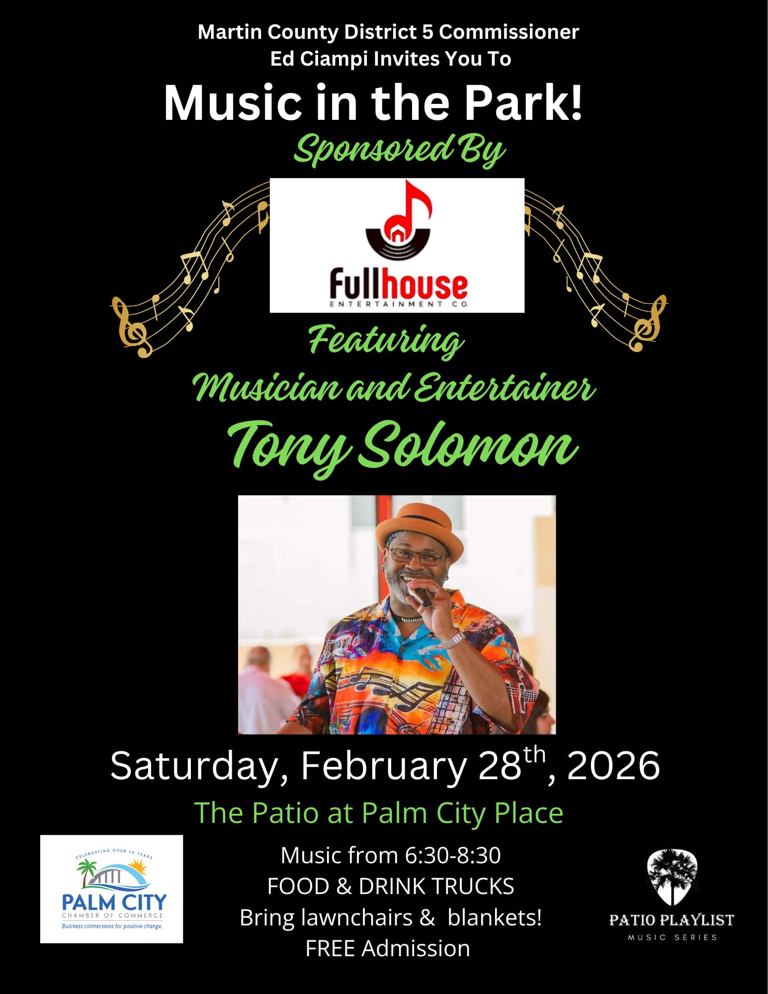 Music in the Park Tony Solomon Music in the Park Tony Solomon