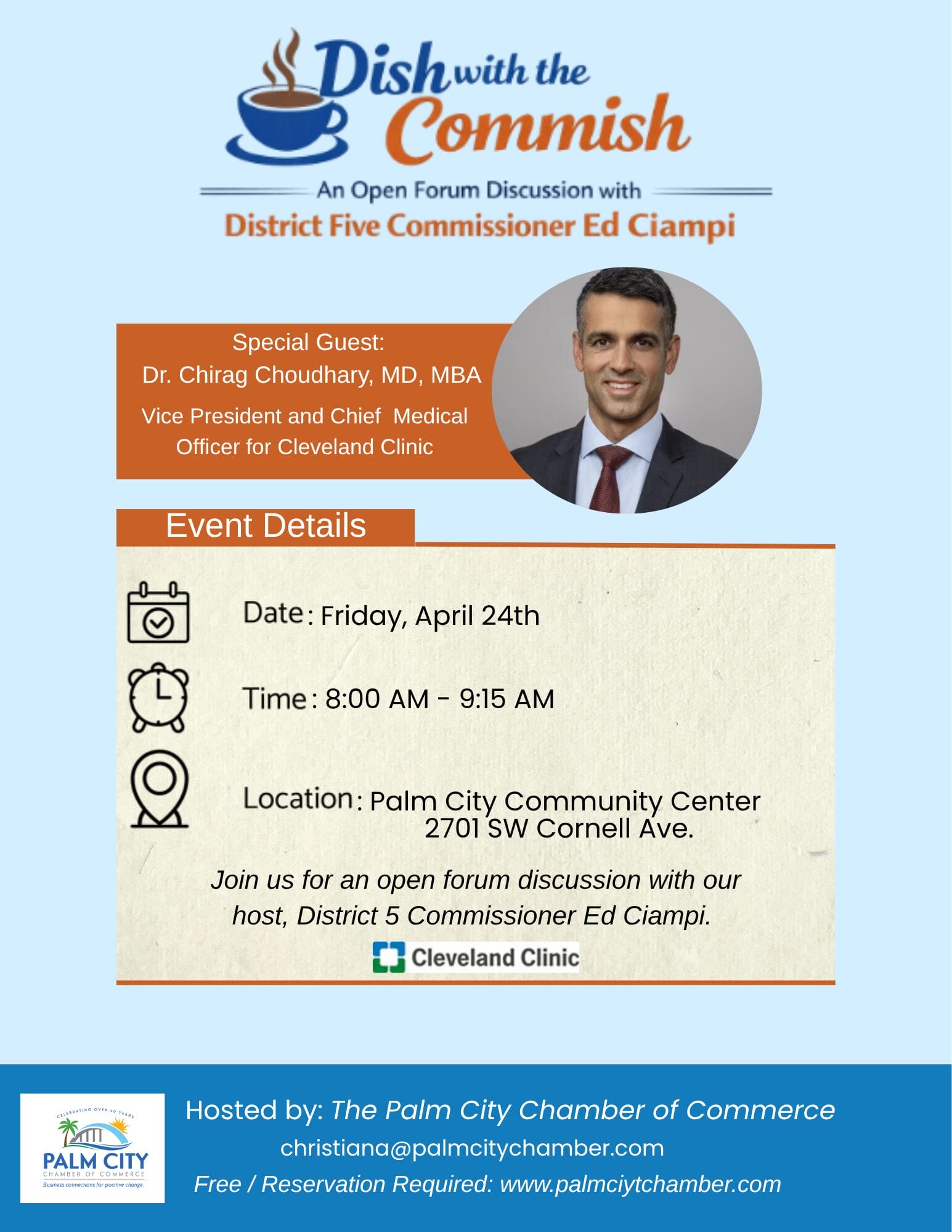 Dish With The Commish Dr. Choudhary