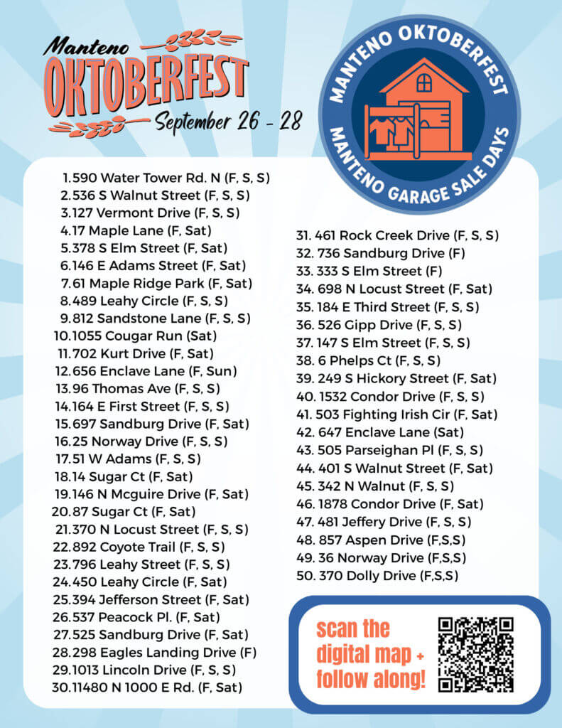 Garage Sale Days Map (2) Garage Sale Days Map (2)