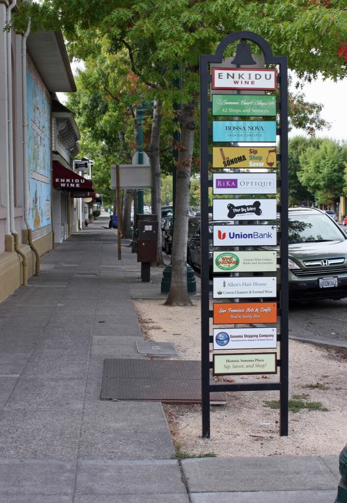 business way-finding signs