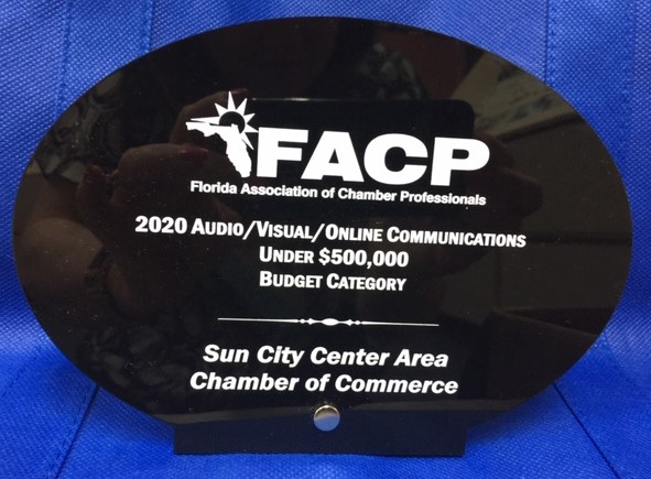 2020 Audio/Visual/Online Communications Award for the chamber