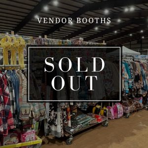 Vendor Booths Sold Out