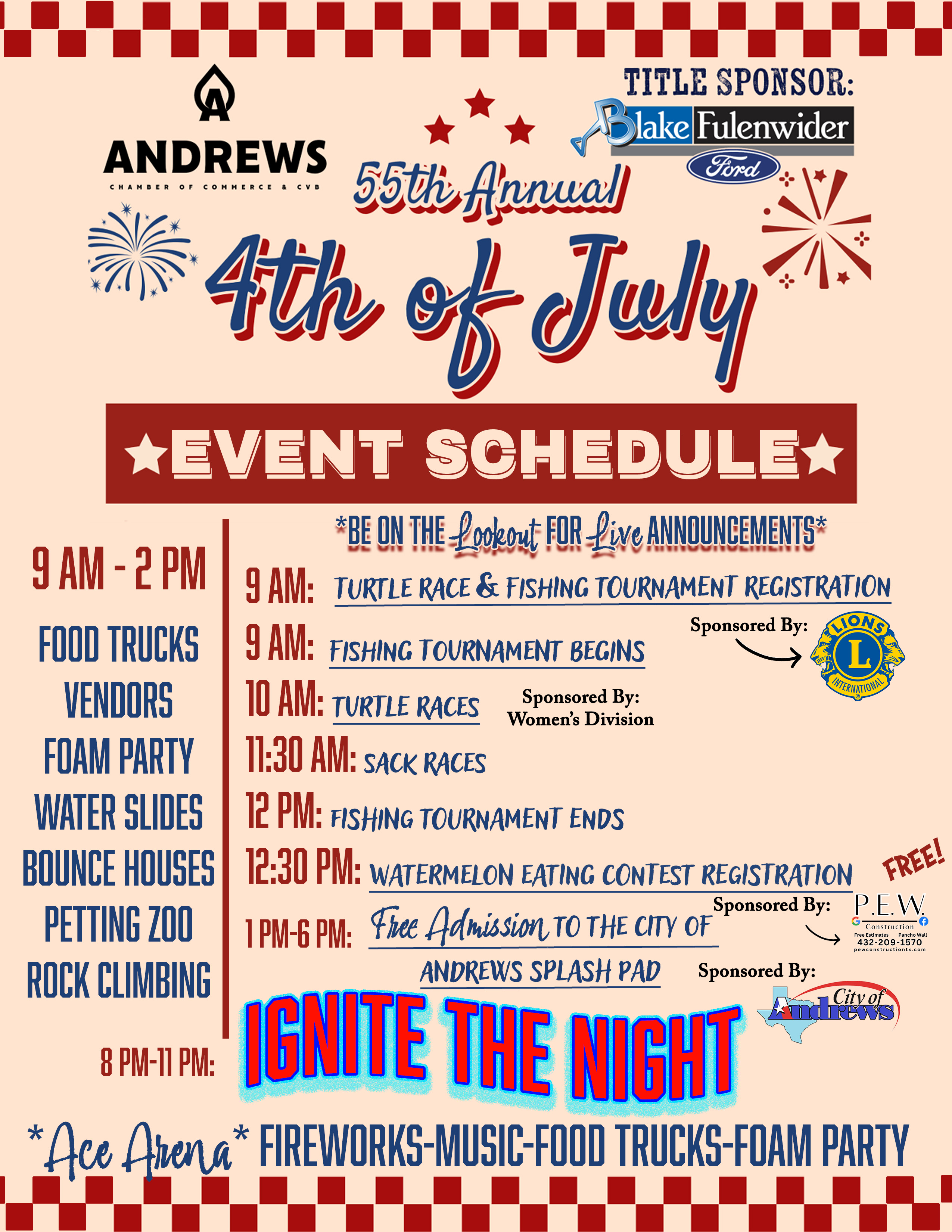 Event Schedule