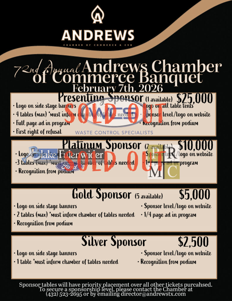 Banquet 2026 Sponsor Ops