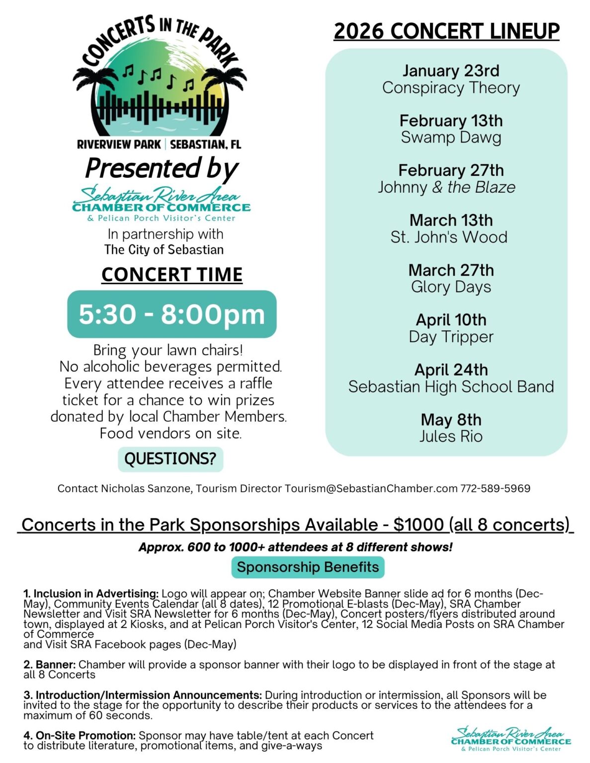 Concerts in the Park 2025