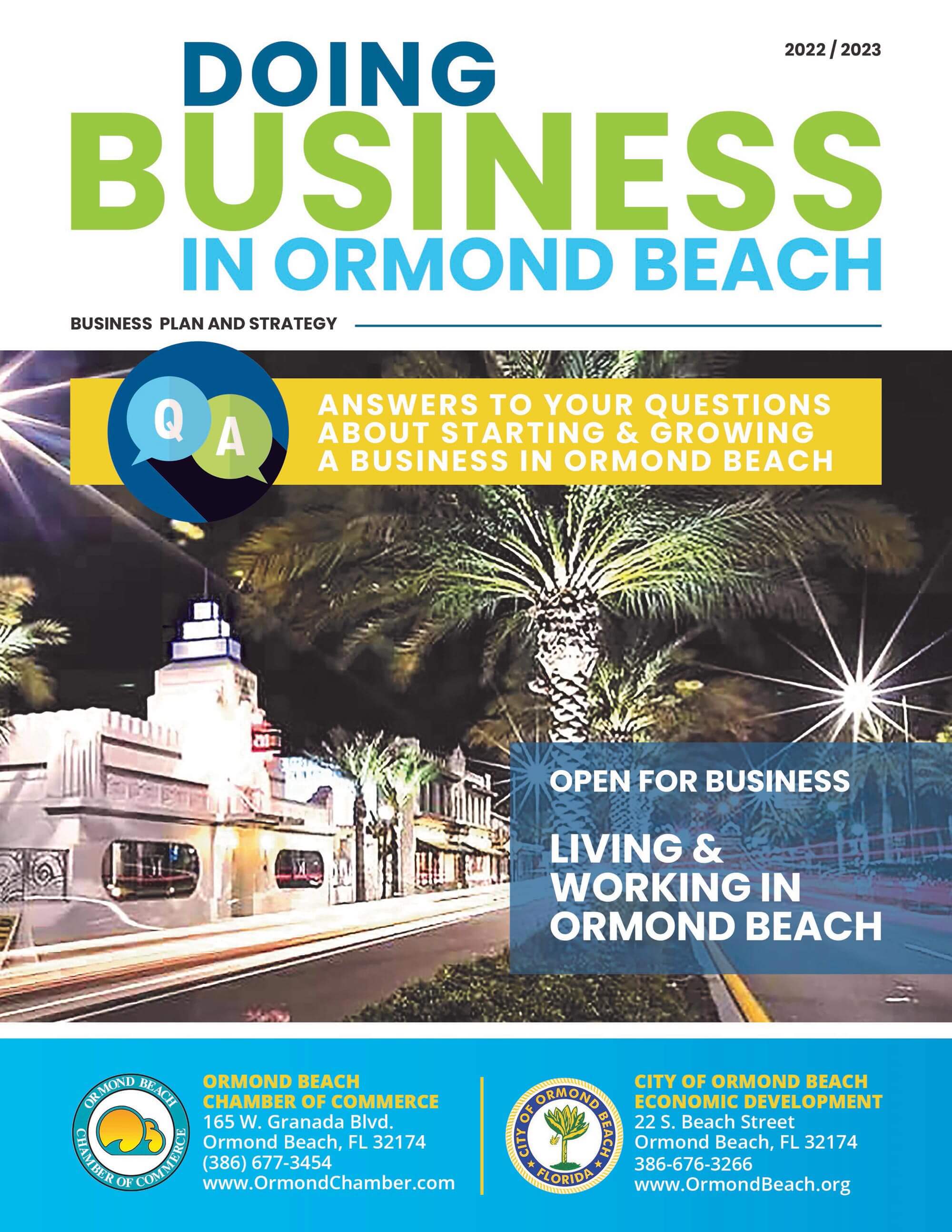 Doing Business in Ormond 2021 cover