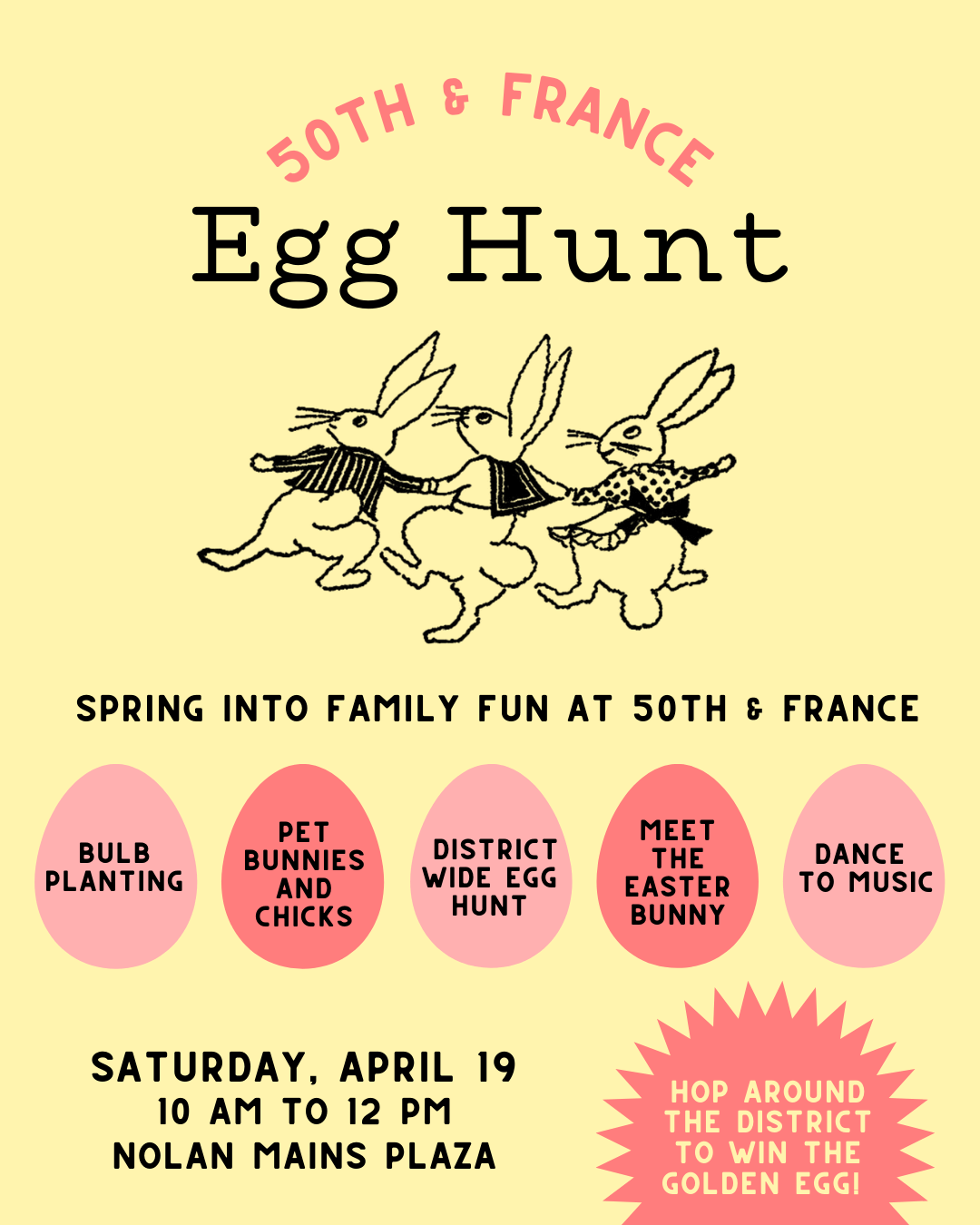 50th and France Egg Hunt