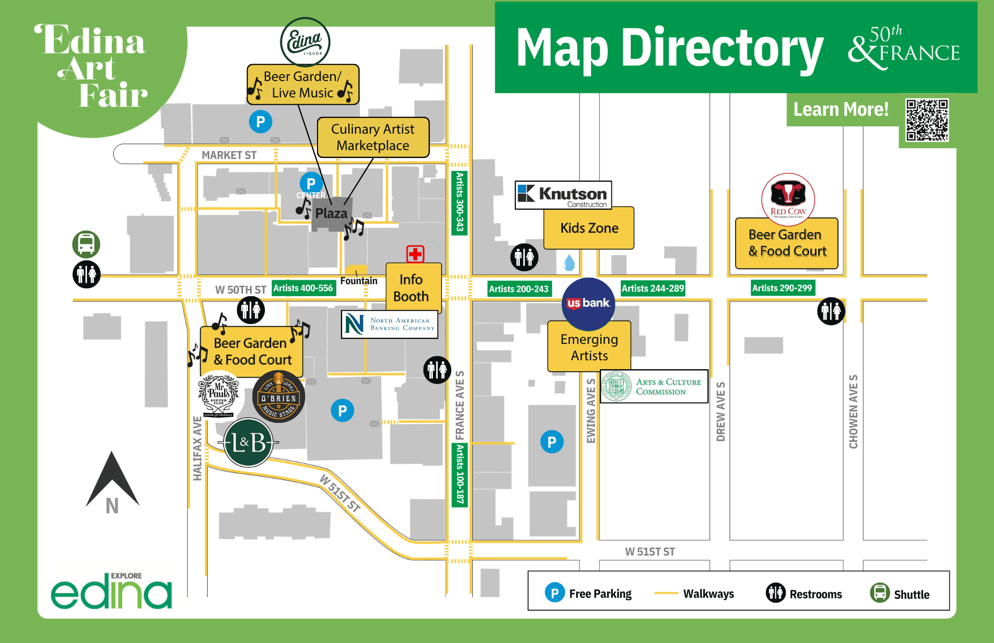 EAF_2025Map (1) Edina Art Fair Map