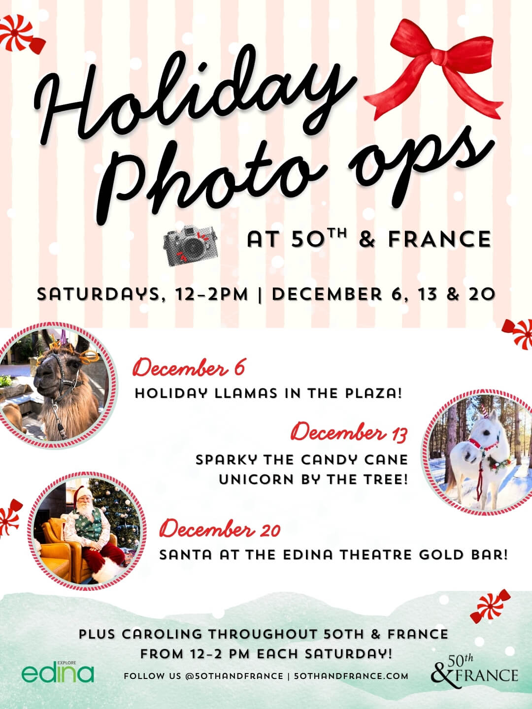 Holiday Photo Ops at 50th and France