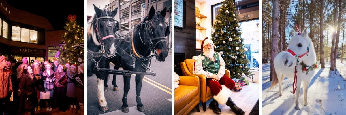 Holiday photo collage horizontal Holiday Photo Collage