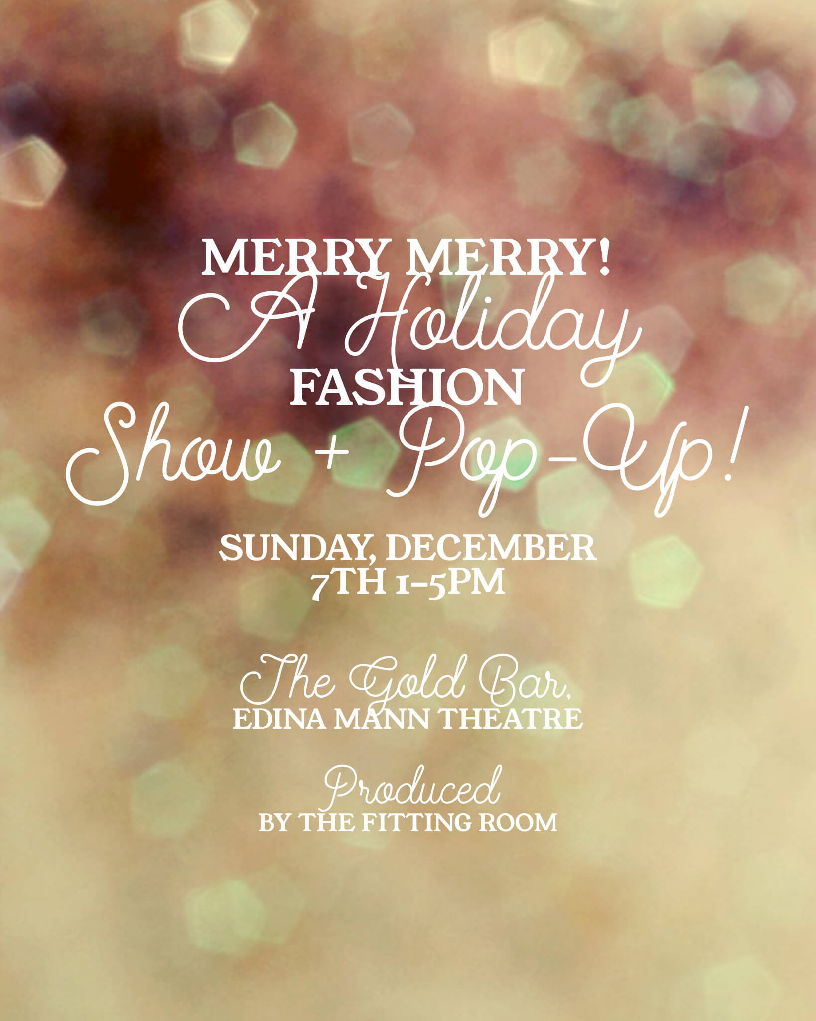 Merry Merry Fashion Show