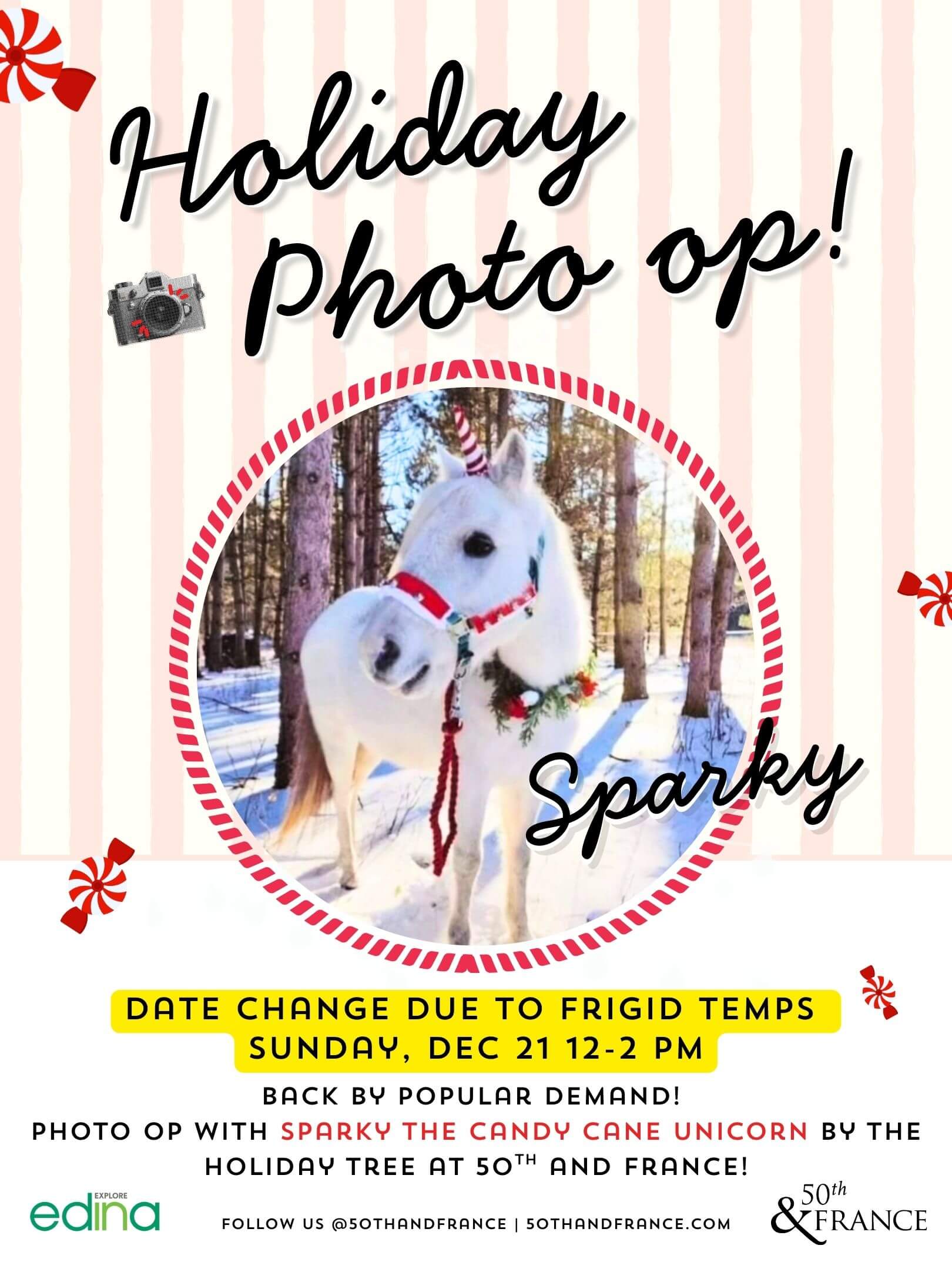 Sparky 2025 Instagram-4 Sparky the Candy Cane Unicorn Photo Op