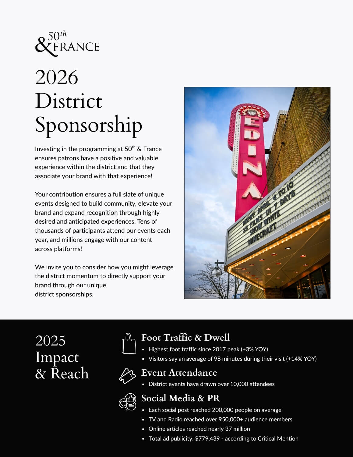 District Sponsorship