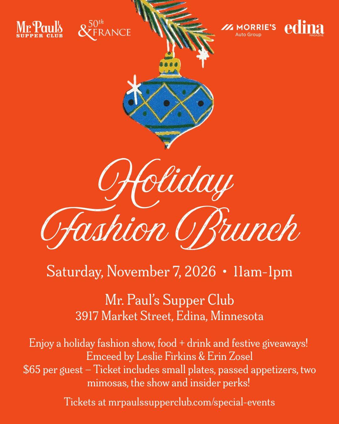 fashionbrunch Holiday Fashion Brunch at 50th and France