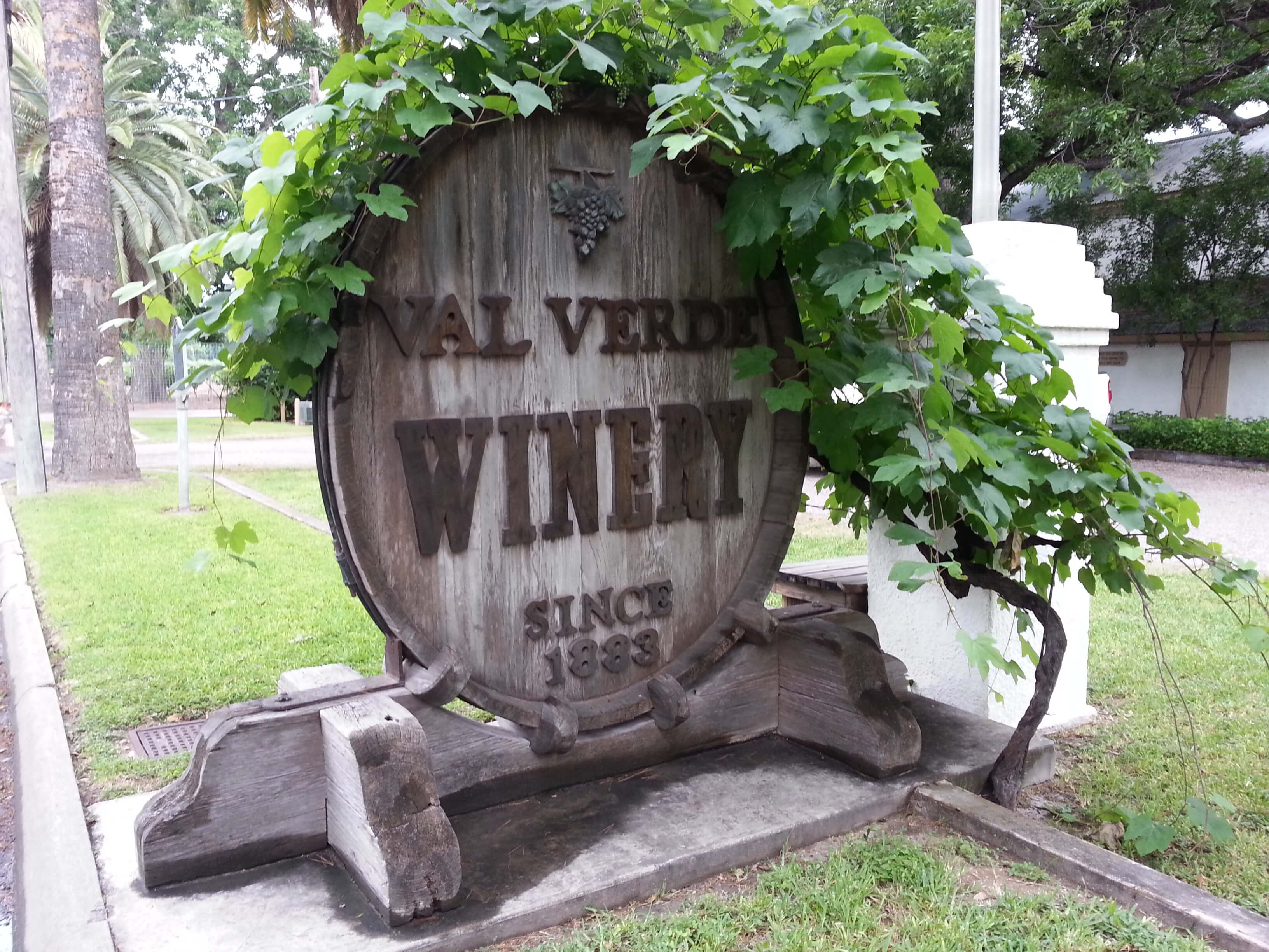 Val Verde Winery Sign