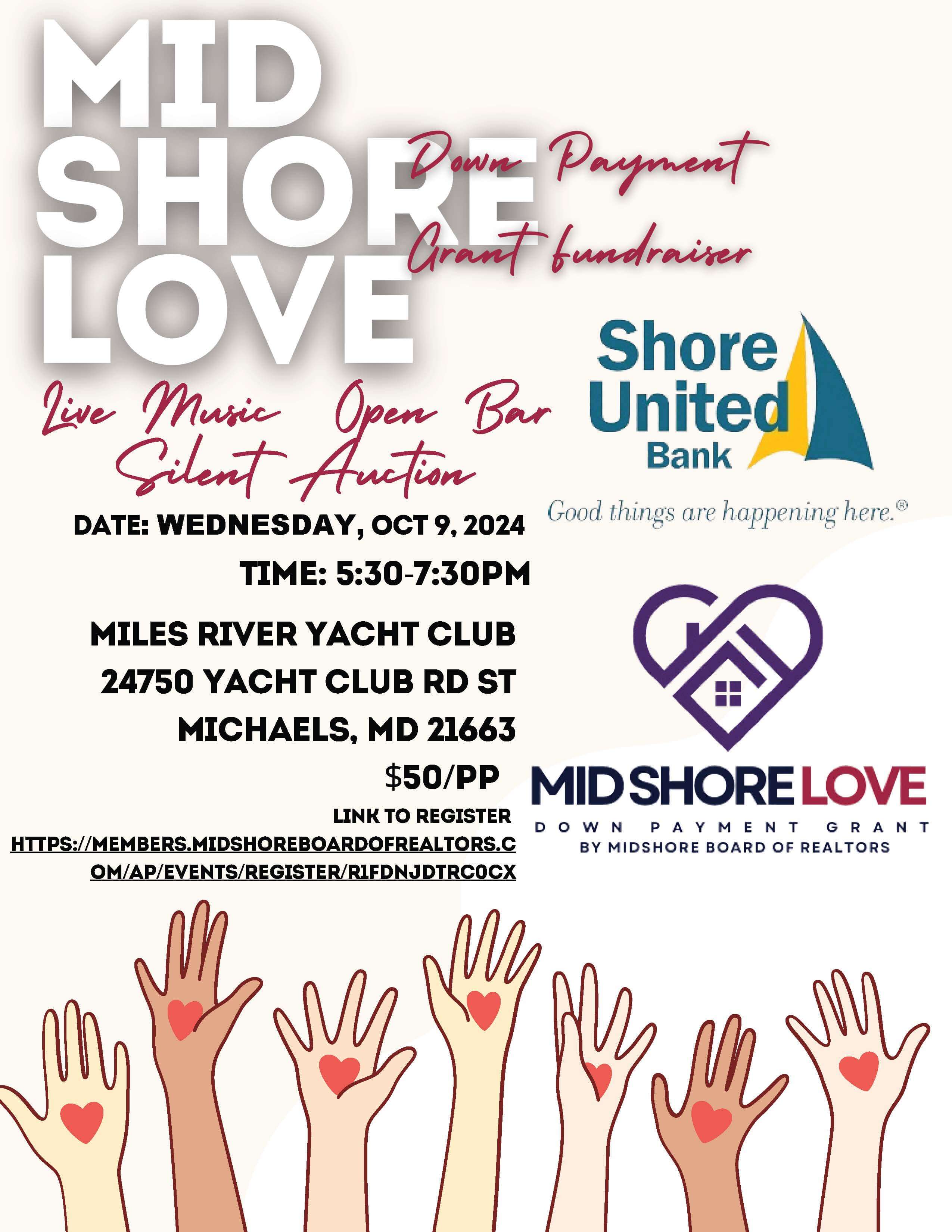 MSBR - Shore United DP Fundraiser Flyer