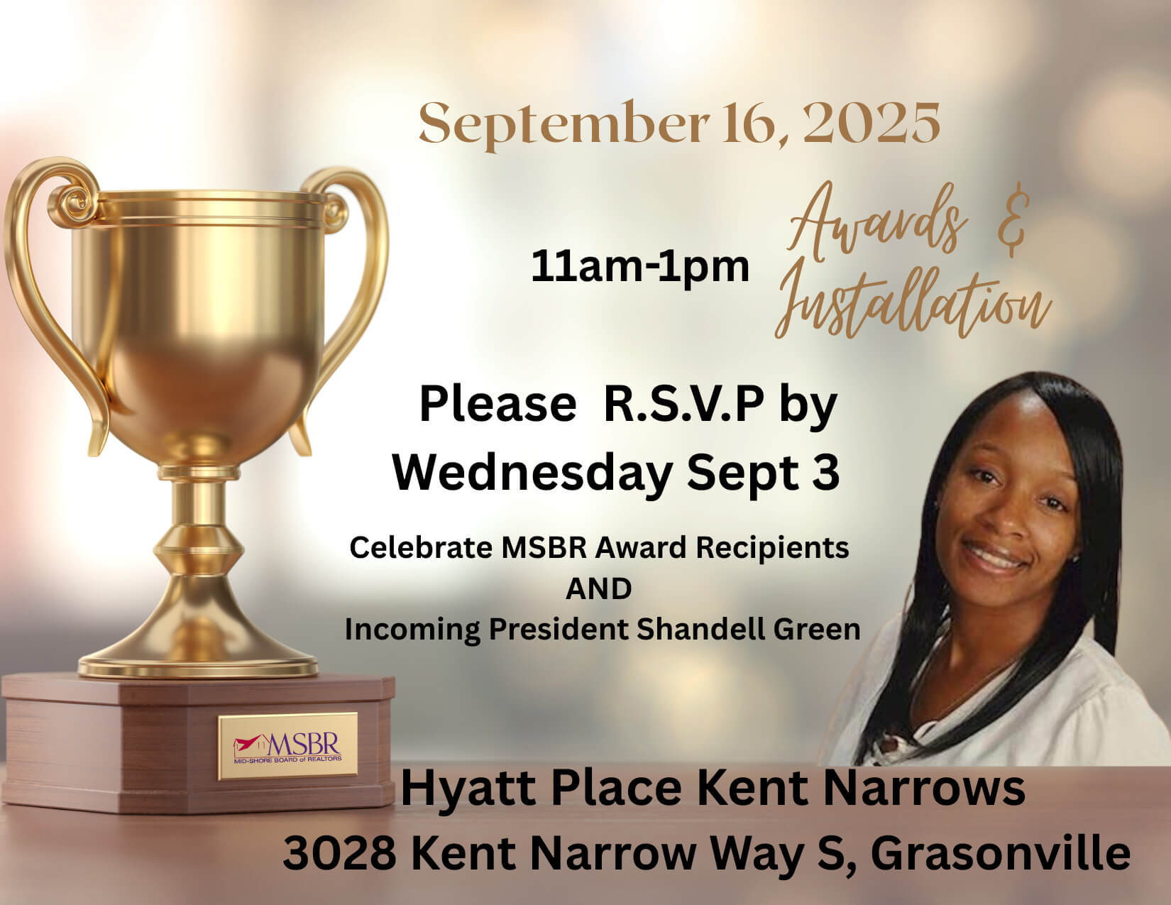 RSVP Awards and Installation RSVP Awards and Installation