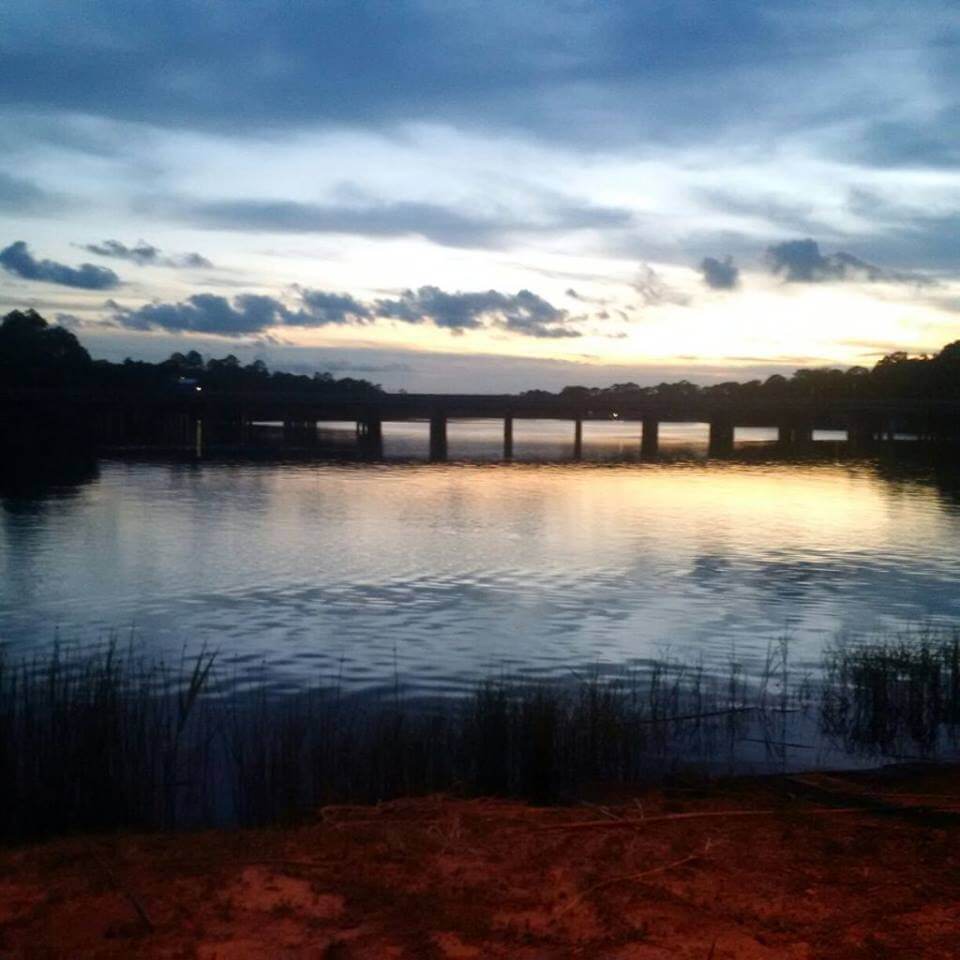 Bridge over water