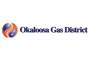 Okaloosa Gas 3d logo