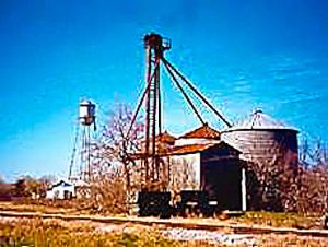 Manor Texas Silos N Water tower