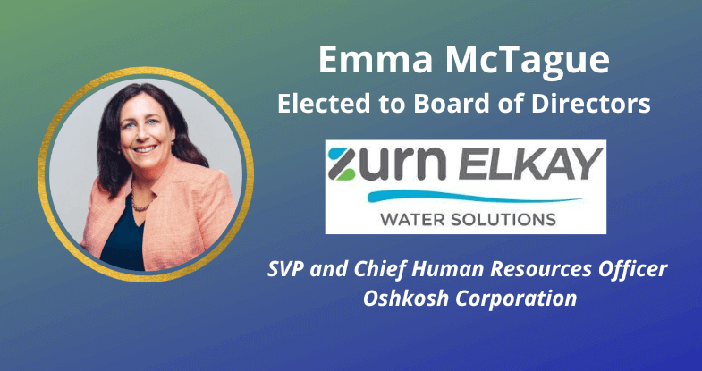 Zurn Elkay Water Solutions Adds Emma McTague to Board of Directors