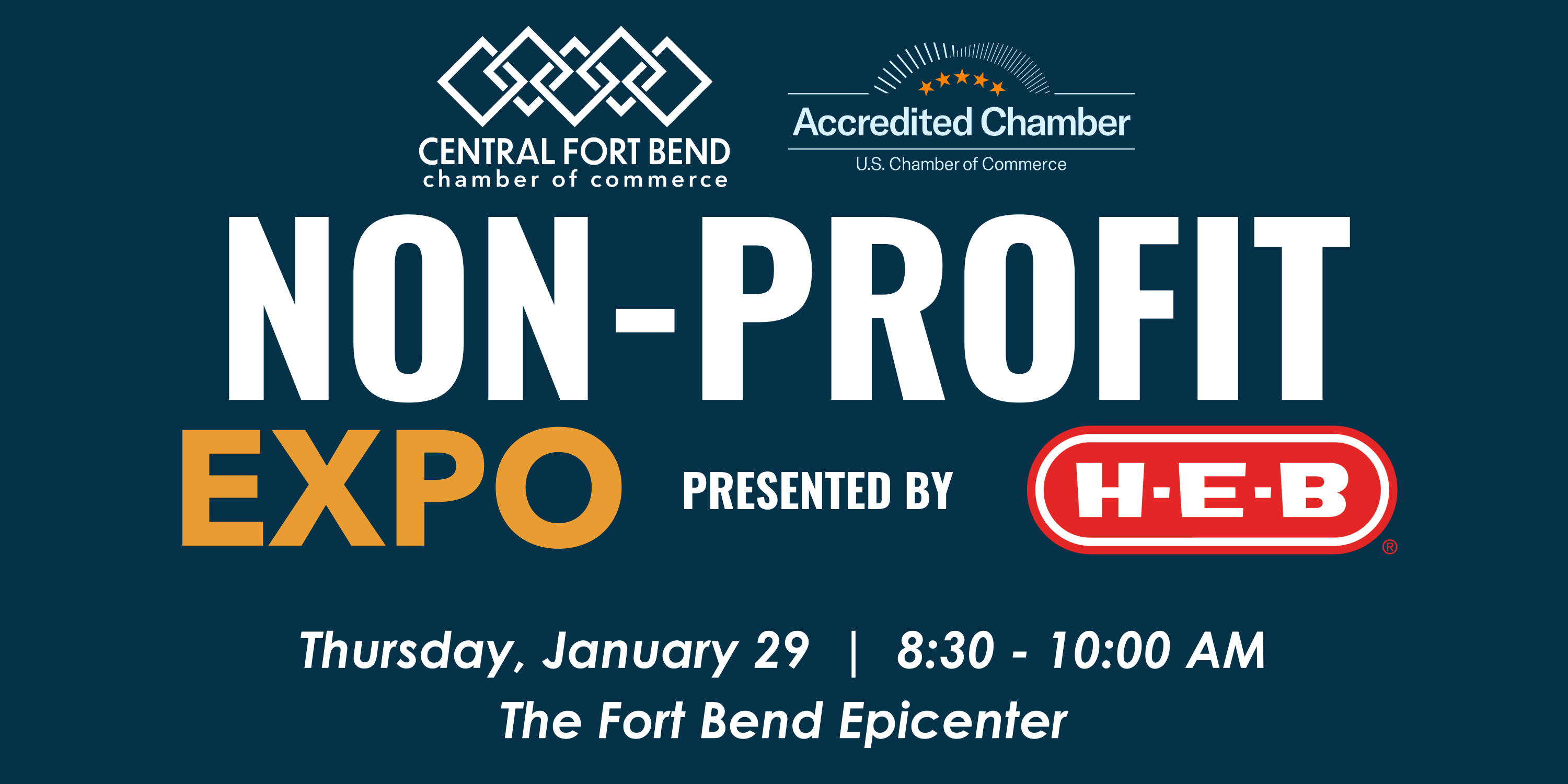 Non-Profit Expo Event Graphic