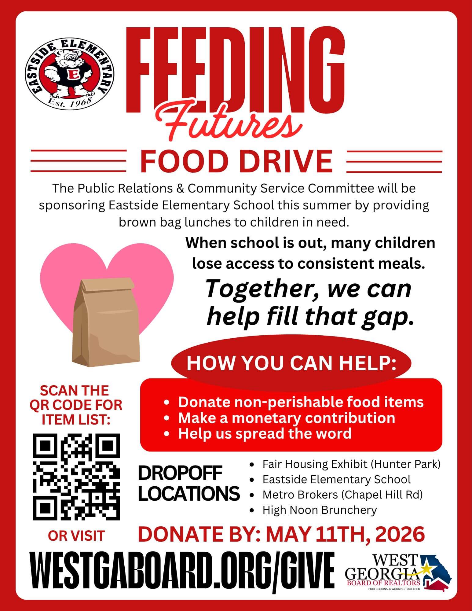 Summer Lunch Community Service Food Drive Summer Lunch Community Service Food Drive