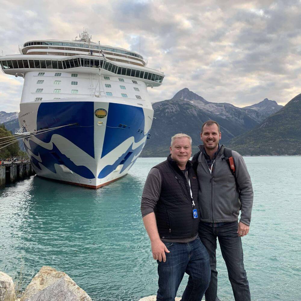 Kevin & Rich on an Alaska Cruise Kevin & Rich on an Alaska Cruise