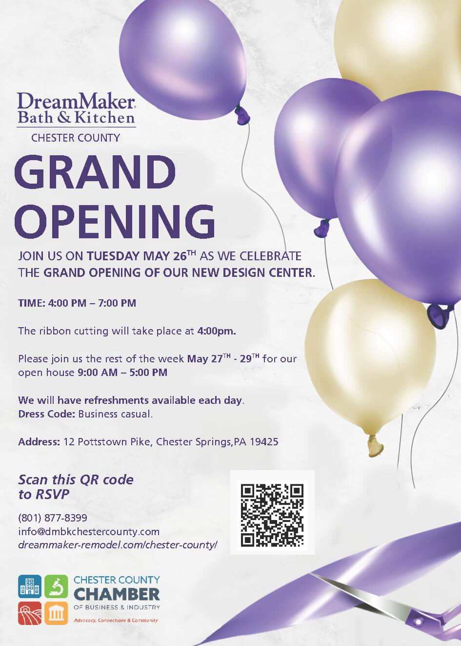Grand Opening Invitation - Chester County
