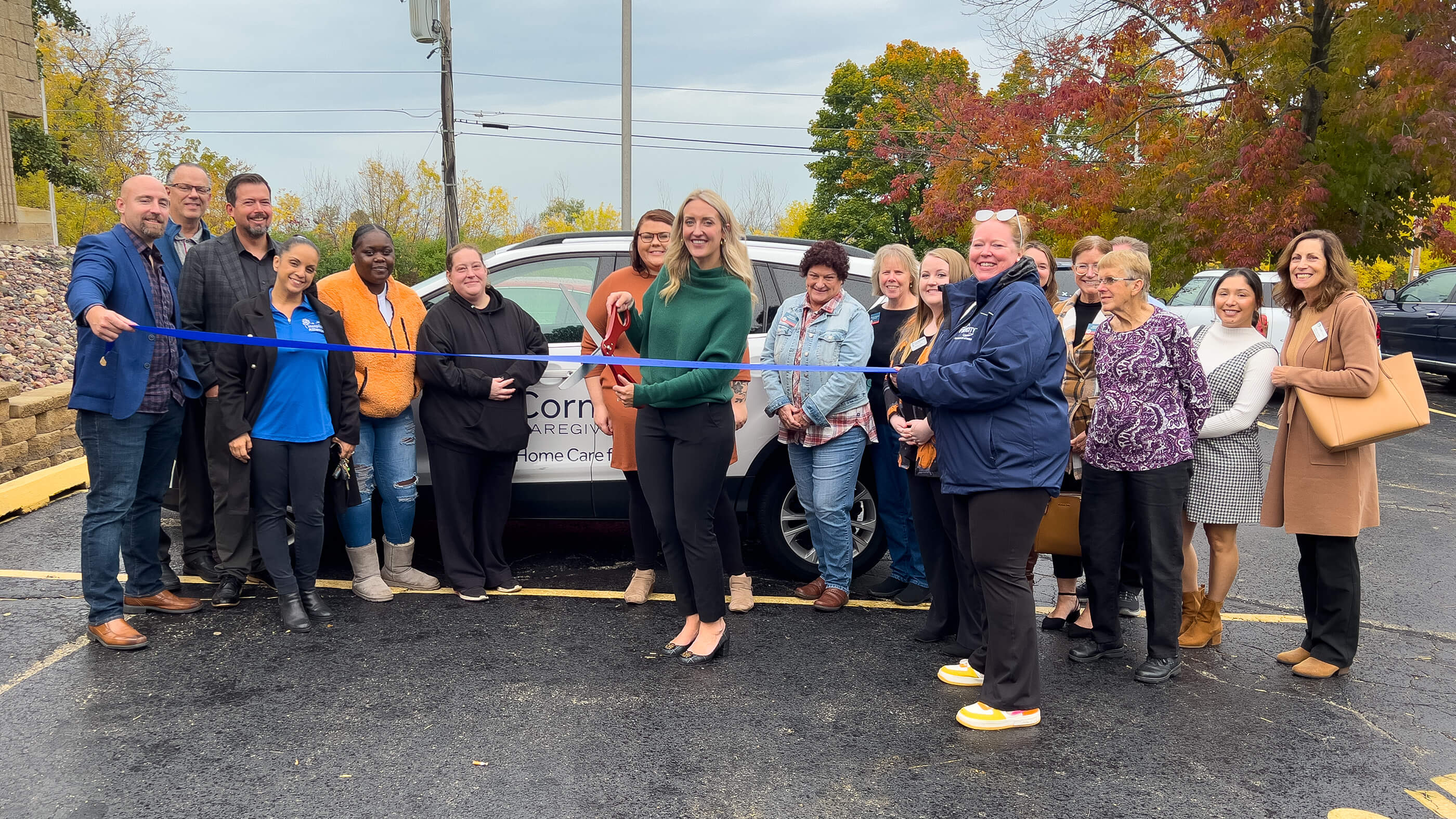 Cornerstone Caregiving Ribbon Cutting Kenosha Area Chamber of Commerce