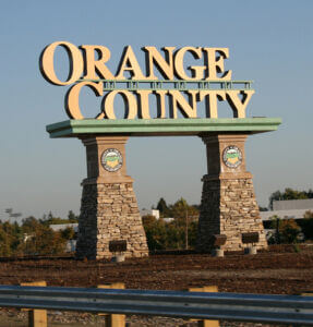 Orange County landmark sign
