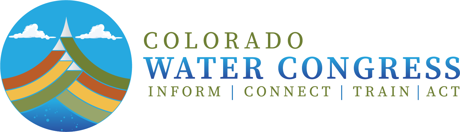 colorado water congress logo inform convene train act