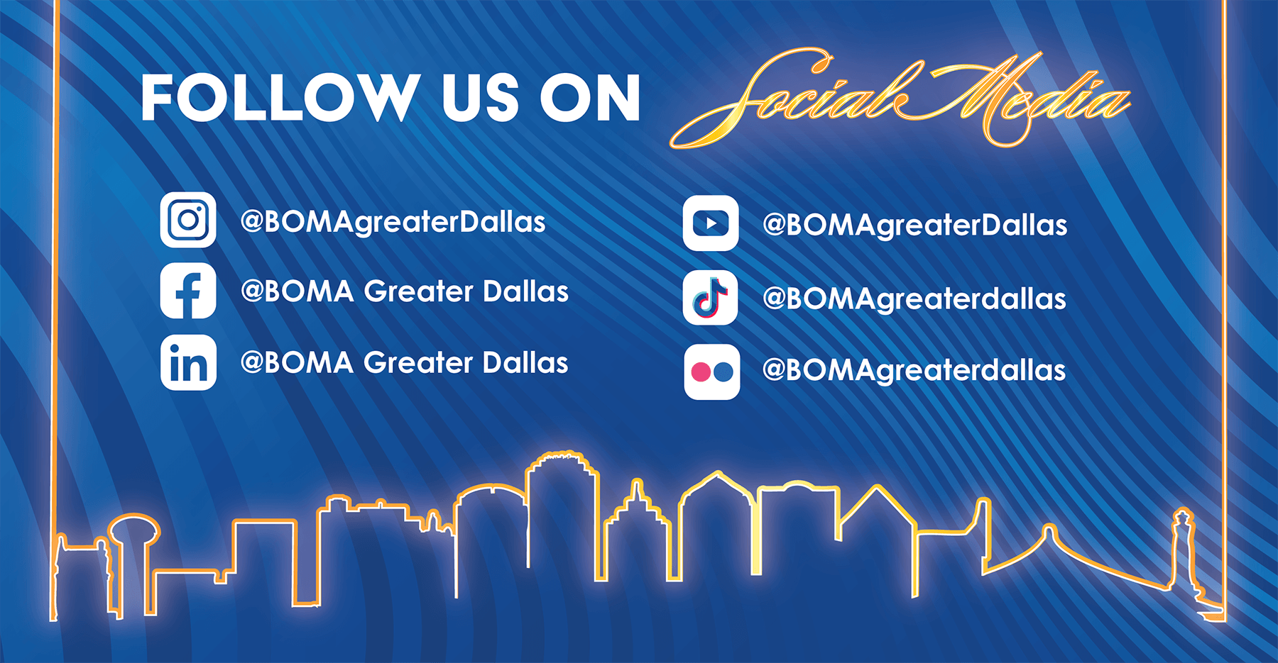 Website Socials Banner