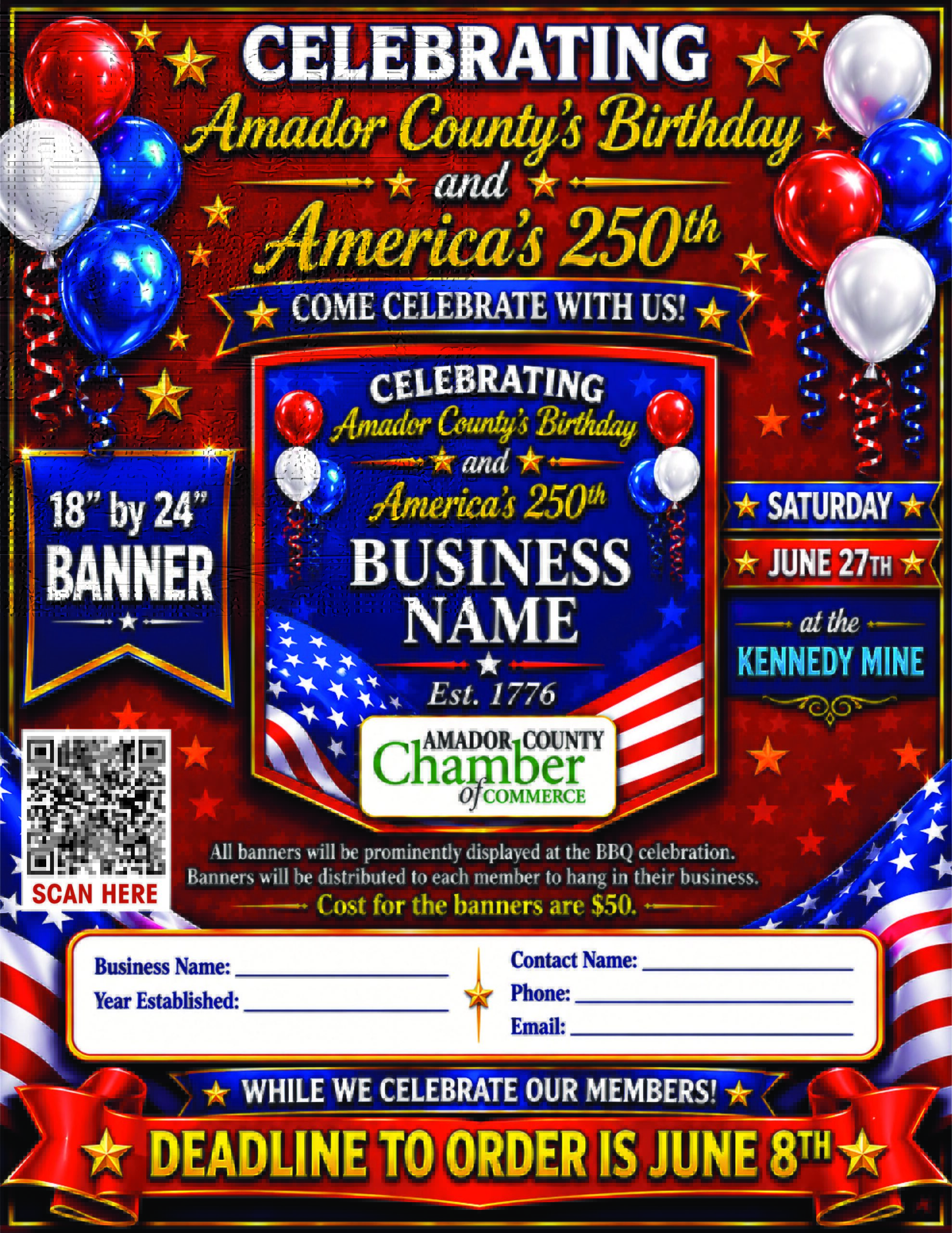 Banner Order Form 2026
