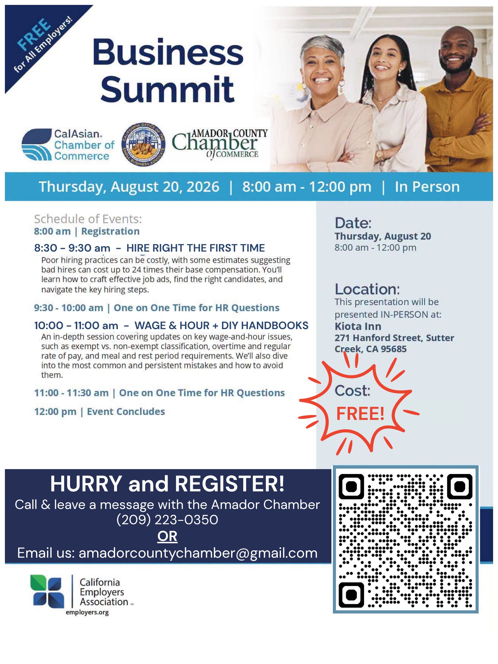 Seminar Flyer Chamber