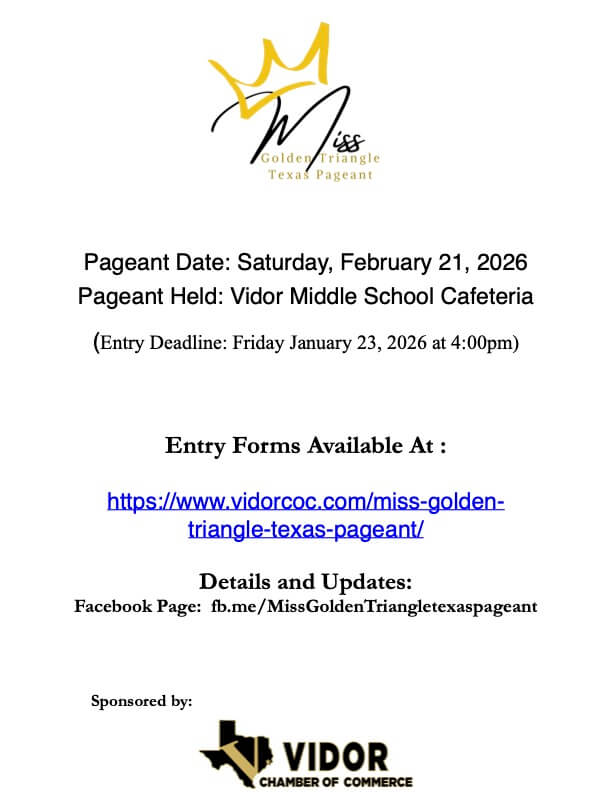 pageant flyer