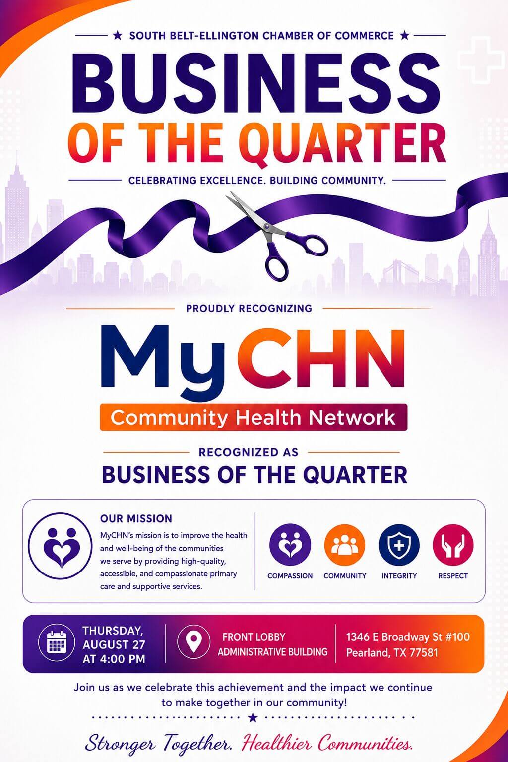 Business of the Quarter MyCHN 2026 Business of the Quarter MyCHN 2026