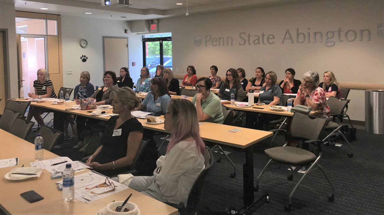 EMCCC Women’s Group learns about Managing Change & Learning to Become Resilient during lunch program at Penn State Abington 611 location