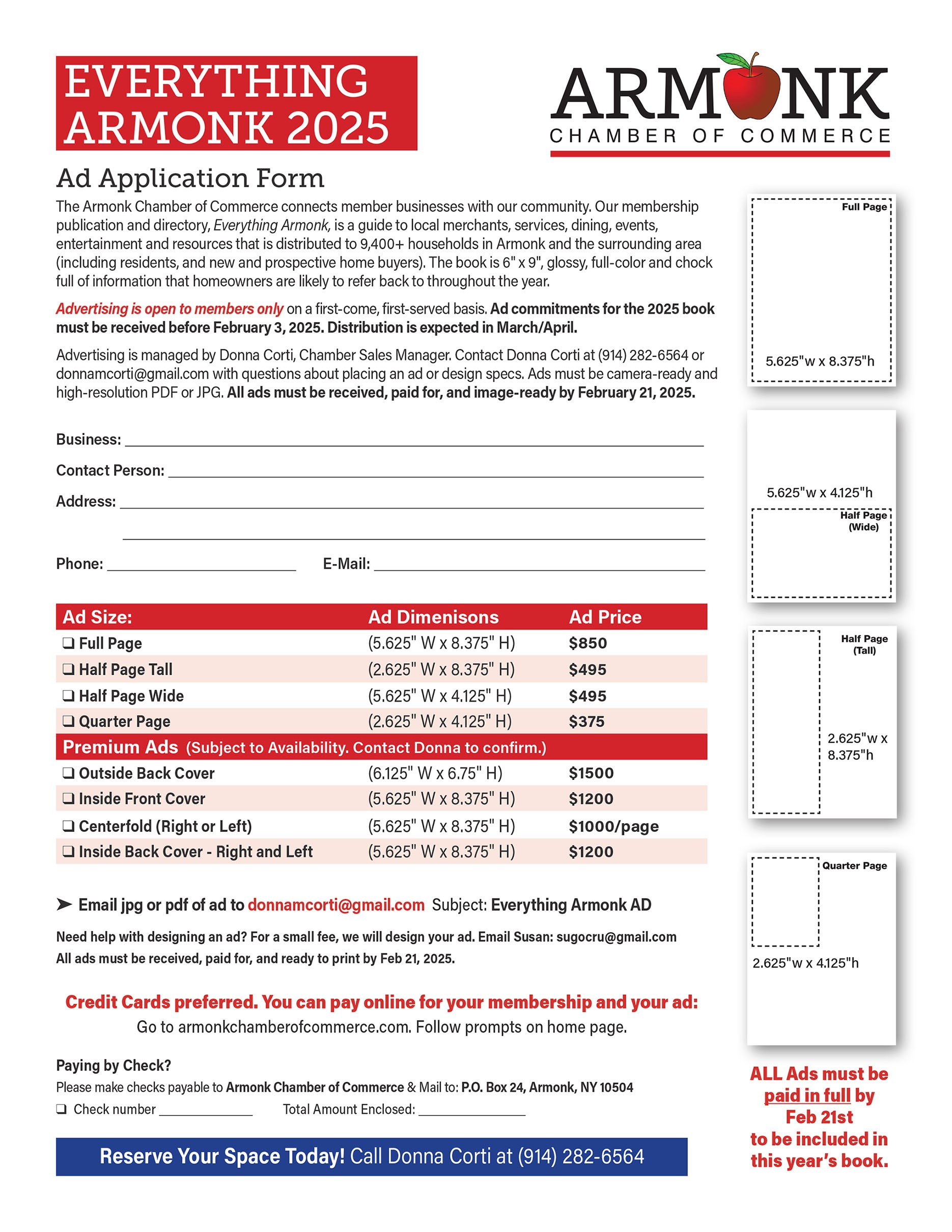 Everything Armonk 2025 Ad form