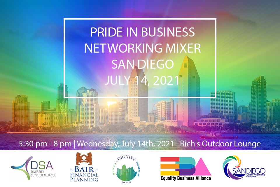 San Diego Pride Mixer 2021 cover