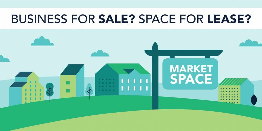 market space sign
