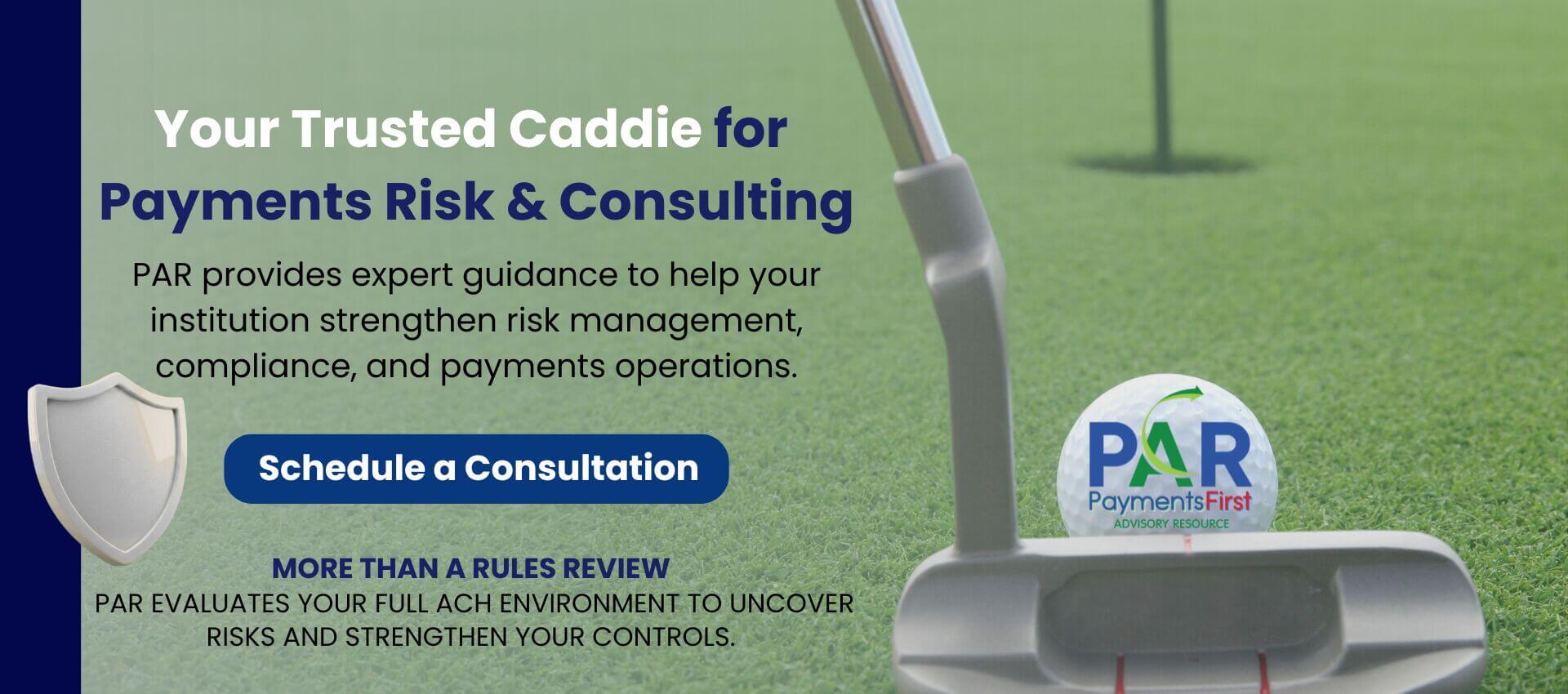 Your Trusted Caddie for Payments Risk & Consulting