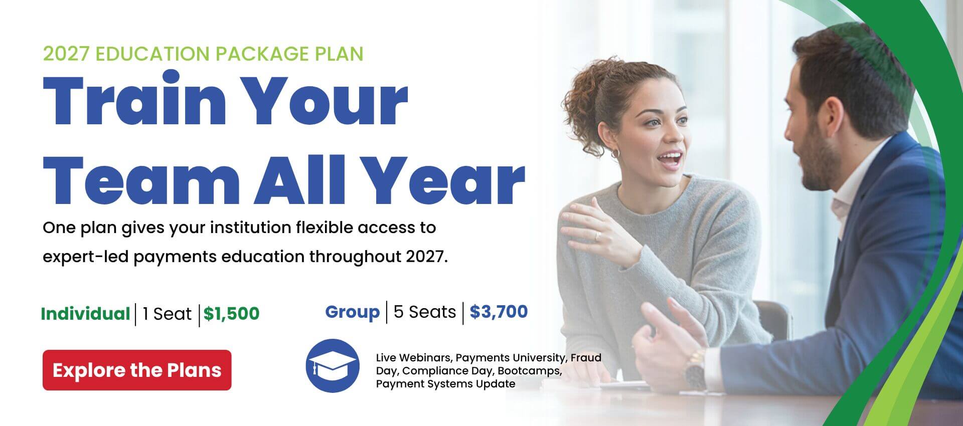 Education Package Plan: Train your payments team